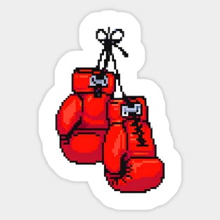 A pair of boxing gloves Sticker